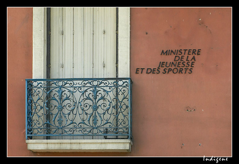 Le ministre des sports