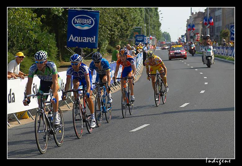 La queue du peloton
