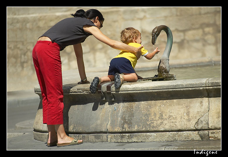 La fontaine et l'enfant