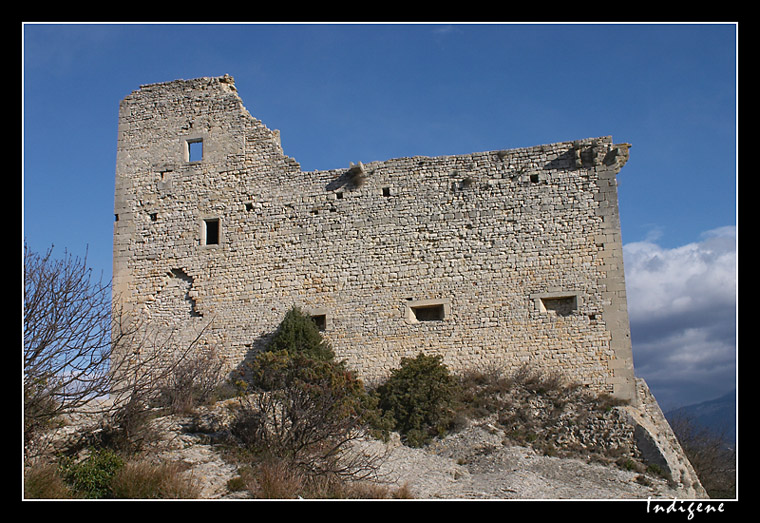 Les ruines du chteau