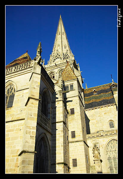 La flche de la cathdrale St Lazare