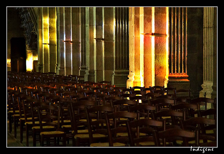 L'intrieur de la cathdrale d'Autun