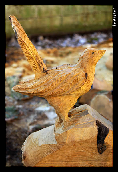 Sculpture d'un oiseau