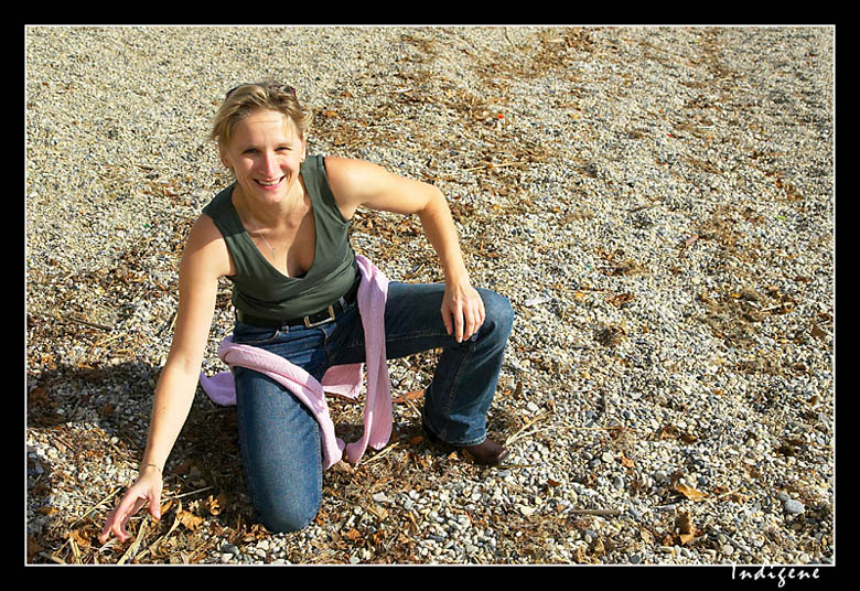 Barbara sur la plage