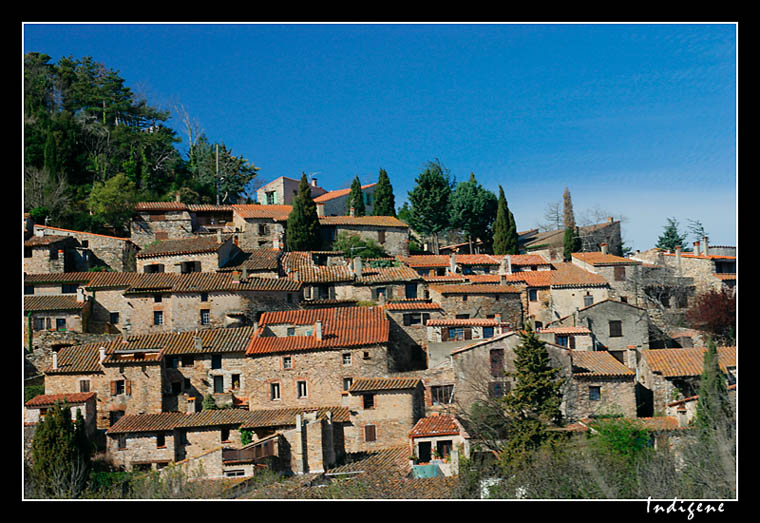 Les toits de Castelnou