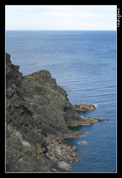 La falaise et la mer