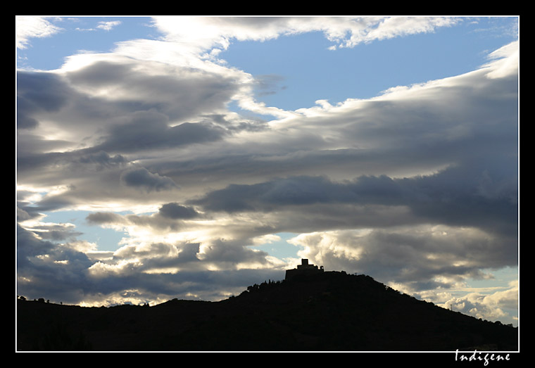 Silhouette du Fort St Elme