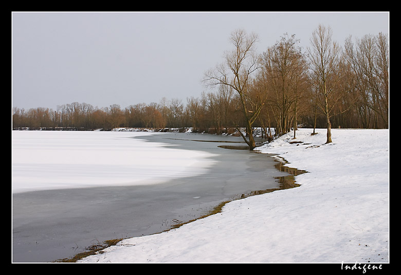 Le lac gel