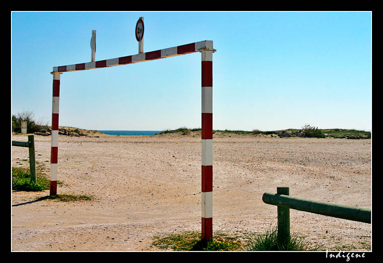 Entre de la plage
