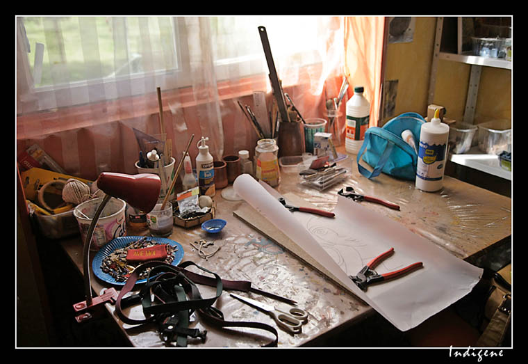 L'atelier de l'artiste