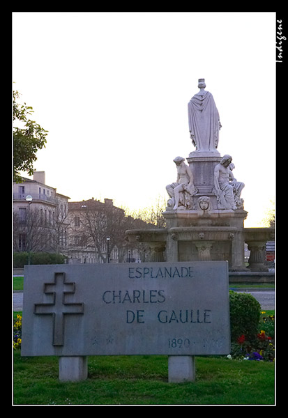 L'esplanade Charles de Gaulle