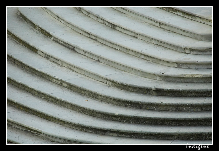 Escalier de pierres