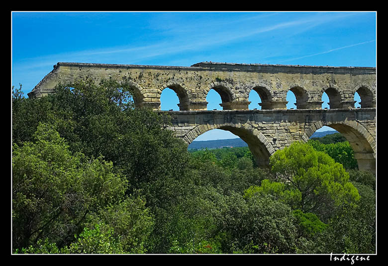 Extrmit du Pont du Gard