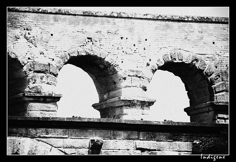Le Pont du Gard (N&B)