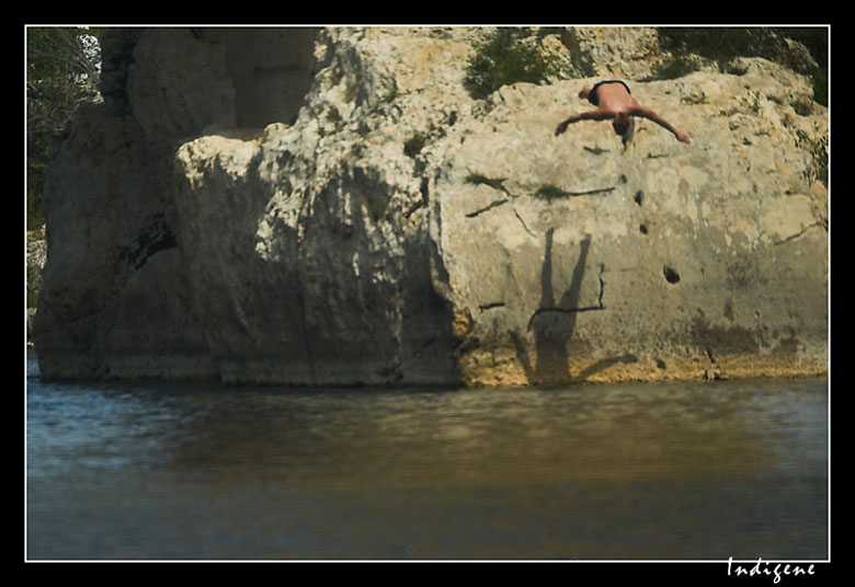 Plongeur du Pont du Gard