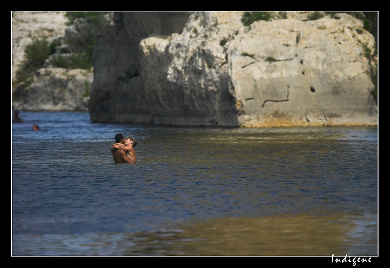Les amoureux du Pont du Gard