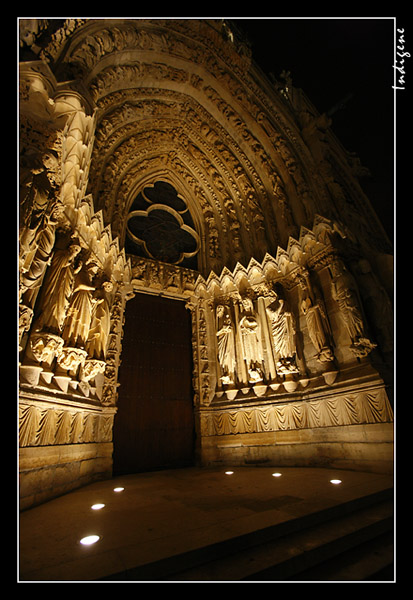 Le tympan de la cathdrale de reims