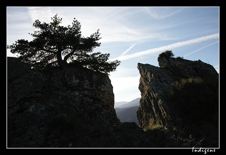 La roche fendue