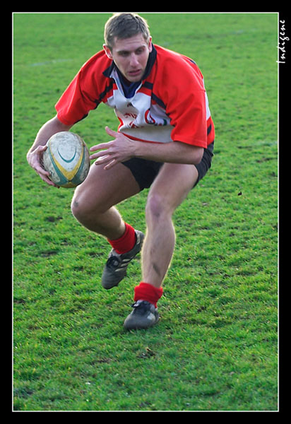 L'attaque du rugbyman