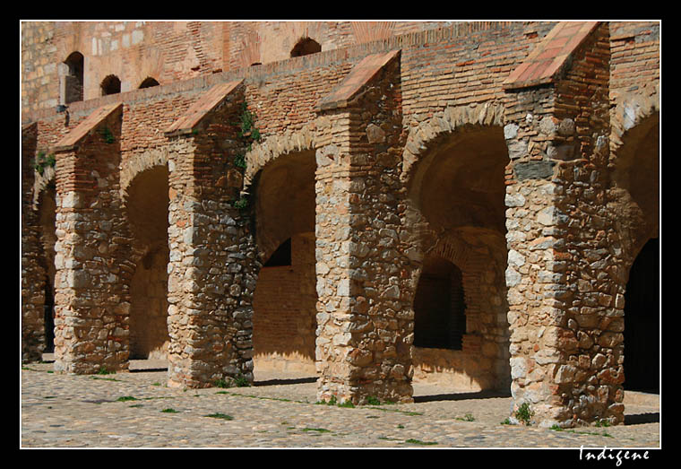 Les arcades de la forteresse