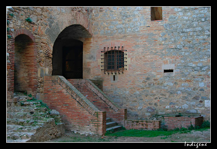 Escalier de briques