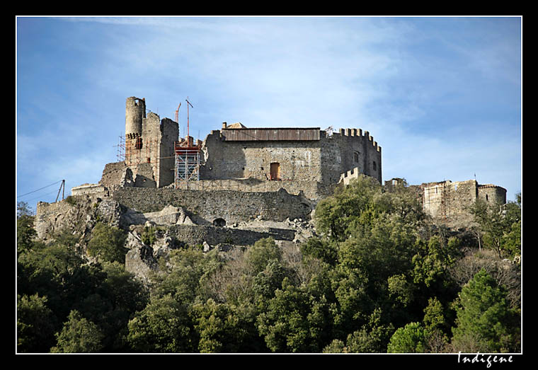 Chteau fort en restauration