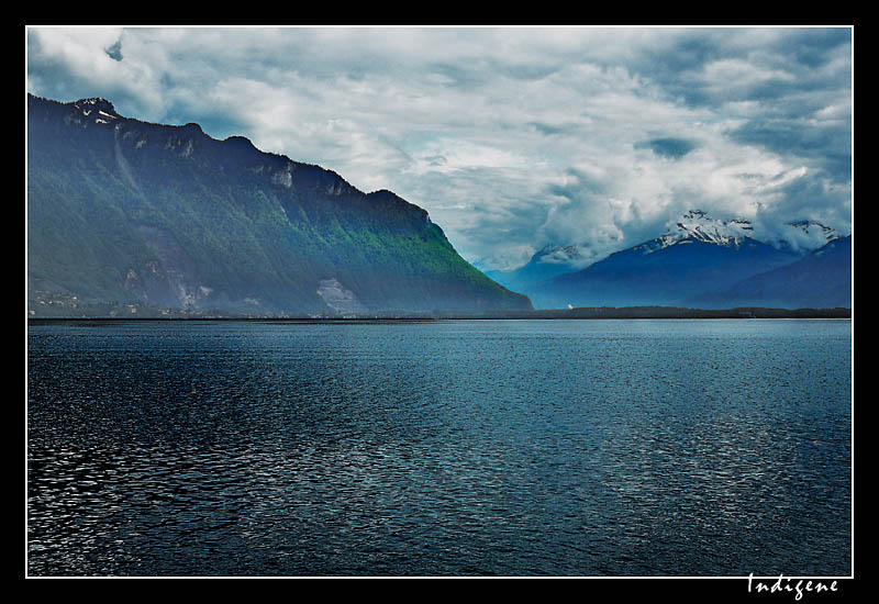 Le lac Leman  Montreux