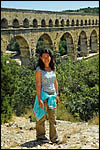 photo Touristes au Pont du Gard