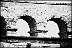 photo Le Pont du Gard (N&B)