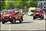 photo Les pompiers dans la caravane 