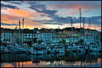 photo Coucher de soleil sur le port