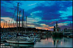 photo Coucher de soleil sur Port-Vendres